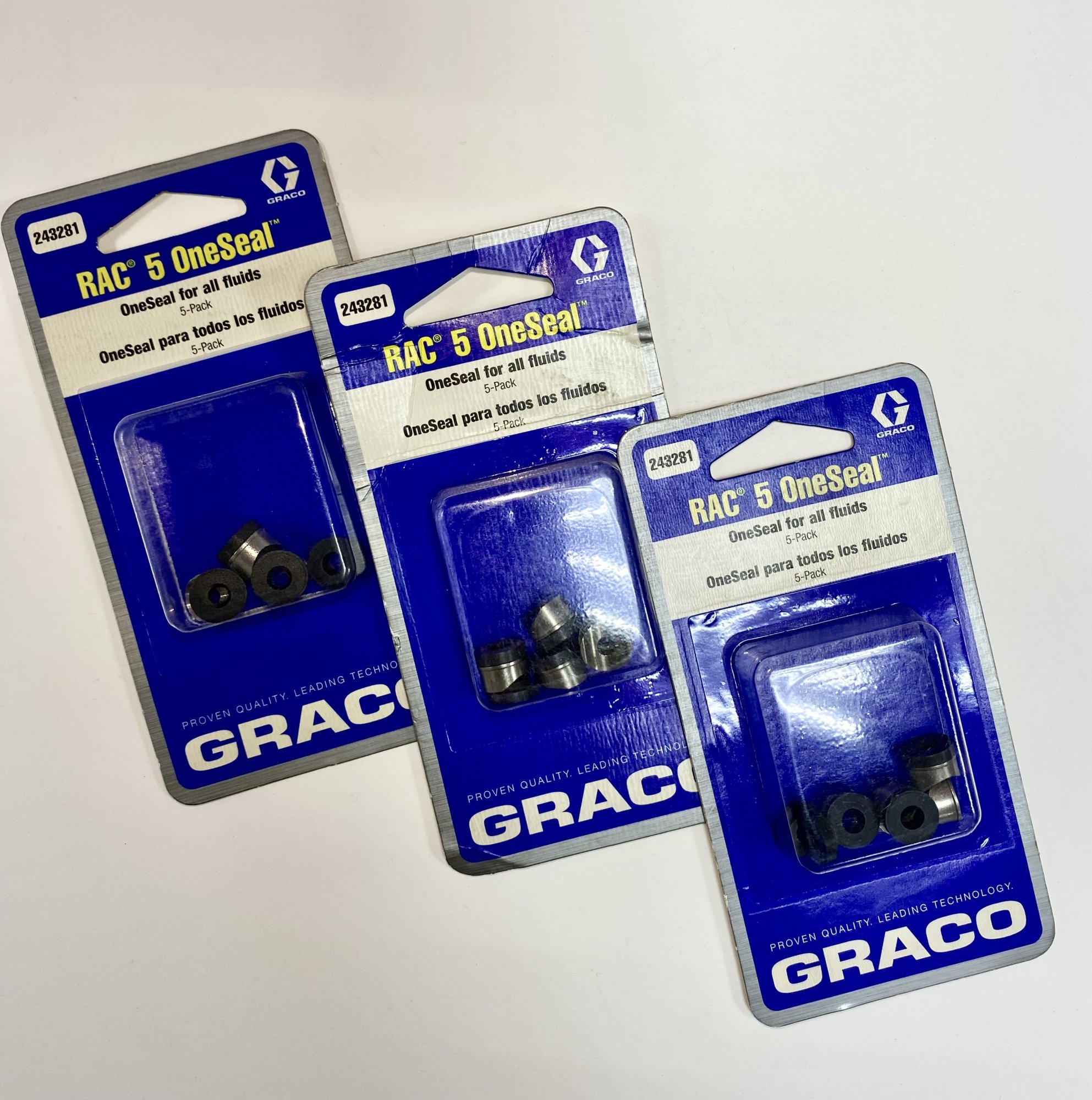 243281 НАБОР УПЛОТНЕНИЙ RAC 5 (5 ШТ) GRACO 243281 НАБОР УПЛОТНЕНИЙ RAC 5 (5 ШТ) GRACO